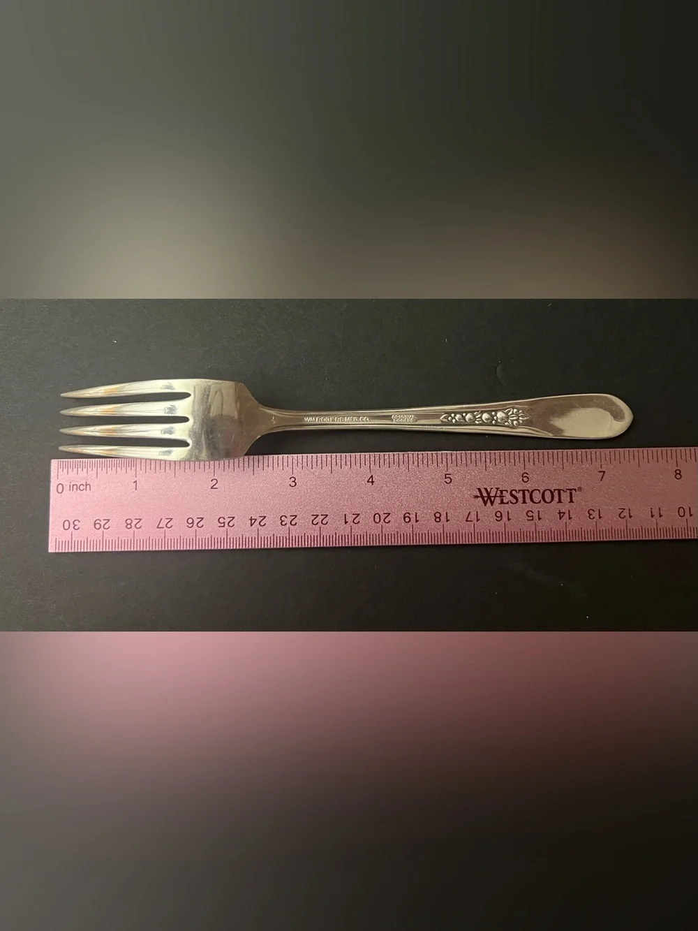 Wm Rogers Mfg Co Pricilla AKA Lady Ann Silverplate (6) Dinner Forks
